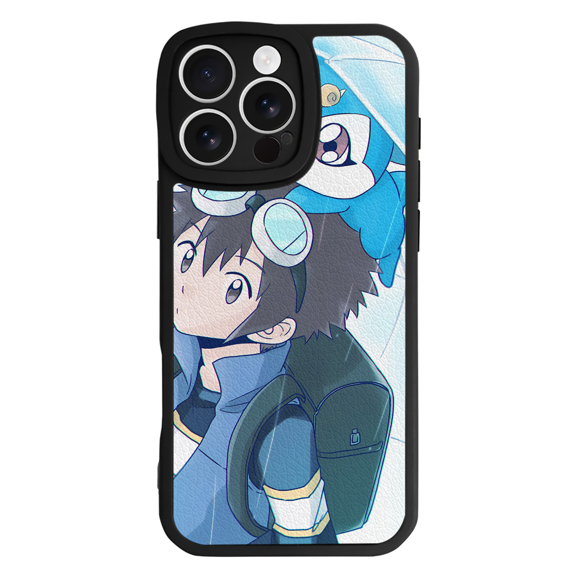 （画像用） Digimon デジタルモンスター/デジモン 【iPhone 16シリーズ対応】シリコンスマホケース（レザー調） 材質：シリコン
